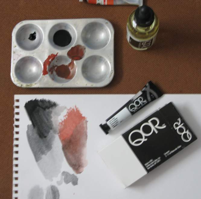 QoR Watercolor Paint Sample Arrived