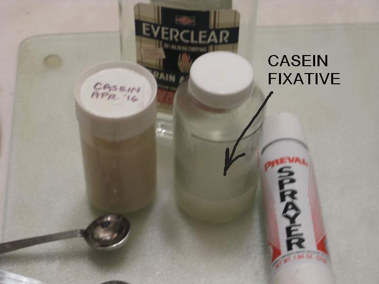 ART DIY: Make you own fixative spray(for charcoal, pencils, pastels) 